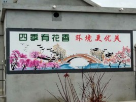 新田墙绘的特点和形势