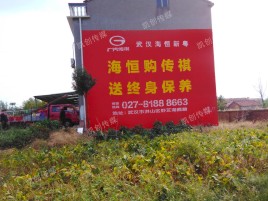 新田墙体广告影响褪色的因素