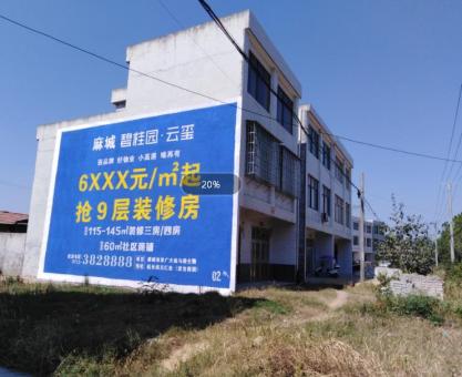 如何策划新田墙体广告的投放？