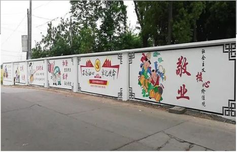 新田手绘墙画在现实中主要有哪些应用？