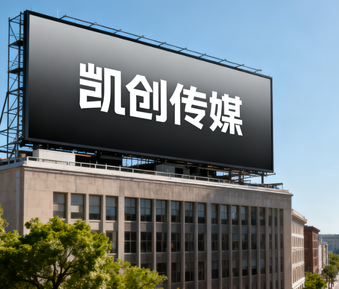 新田户外广告牌的设计与制作