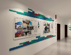 新田企业文化墙用什么材料好？