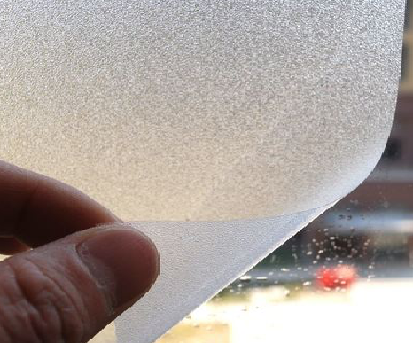 新田玻璃门外面粘广告用什么材料好？