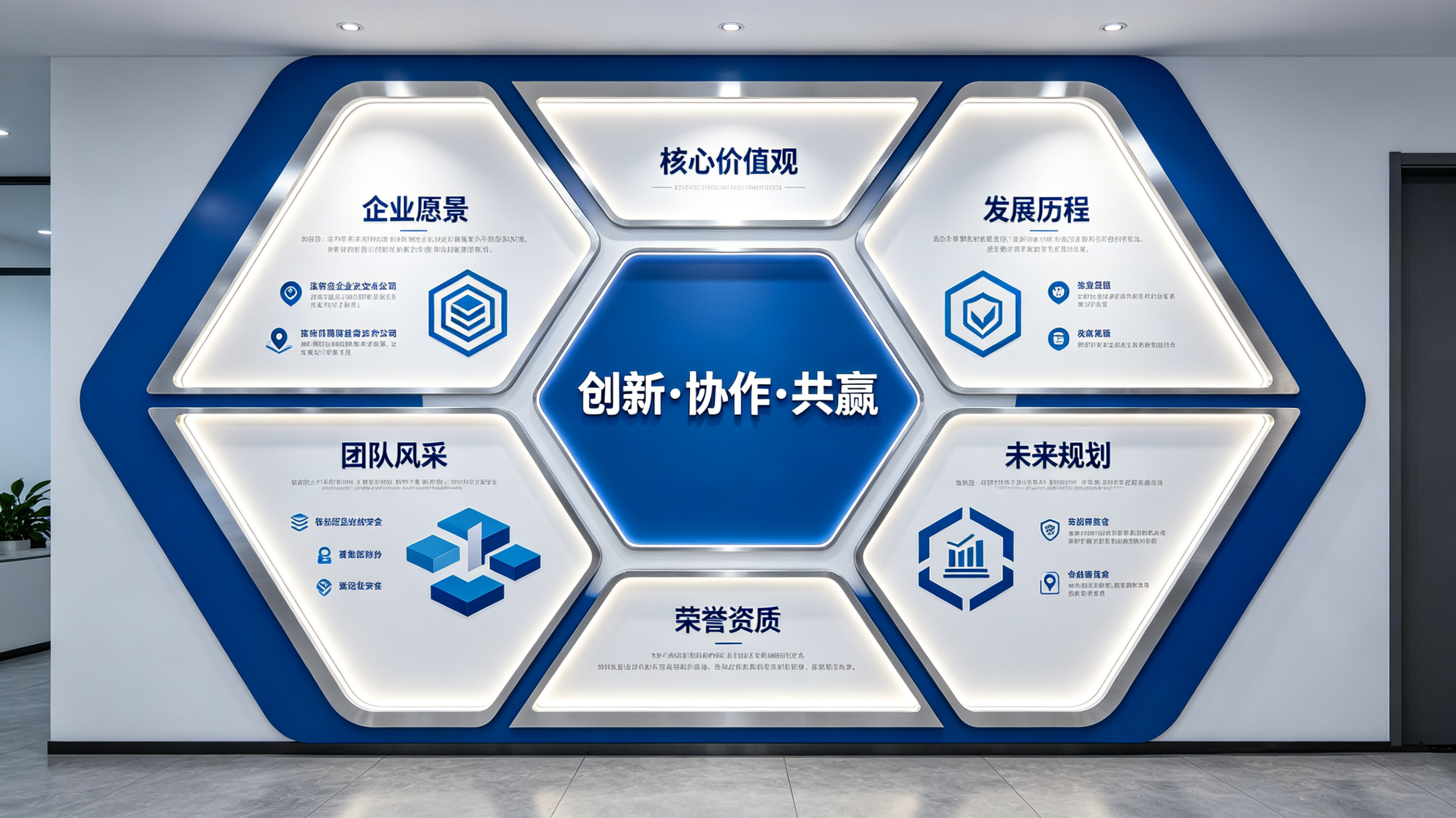 新田企业文化墙六边形避坑指南（新手常犯5个错误）